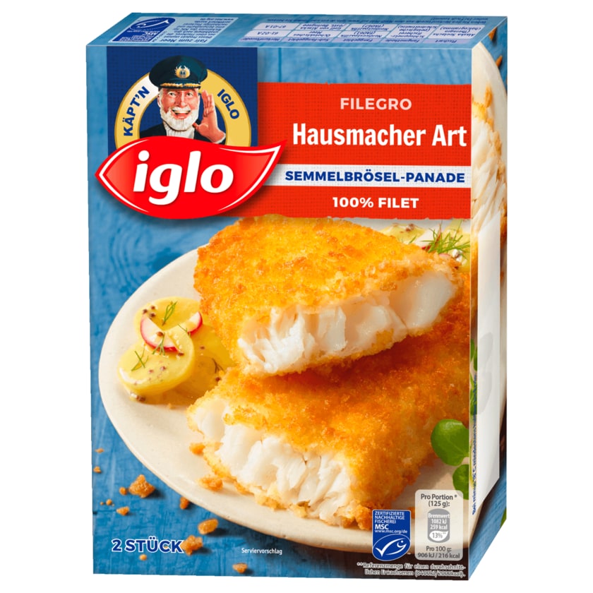 Iglo Filegro Hausmacher Art Kusper-Panade 250g